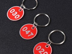 Etichete pentru chei din aluminiu